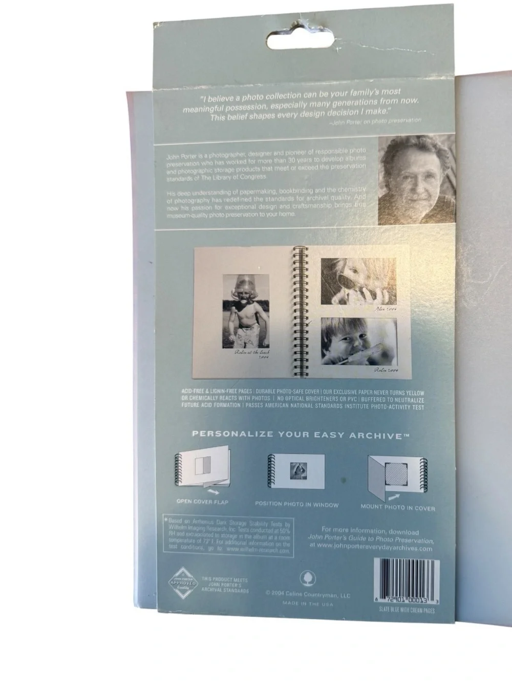 NEW JOHN PORTER ARCHIVES SET OF 3 R PHOTO ALBUM SCRAPBOOK,  4